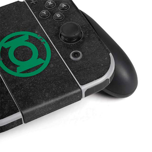 DC Comics Green Lantern Logo Black Background Nintendo Switch OLED (2021) Skin